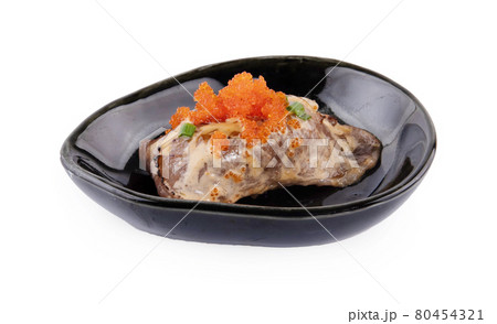 Sushi Wagyu Beef isolated on white background 80454321