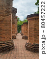 brick columns, at the entrance to the temple complex 80457222