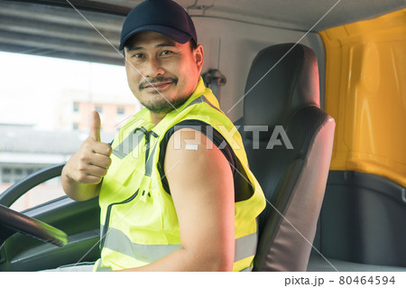 truck driver get vaccine Immunity prevent Covid-19 80464594