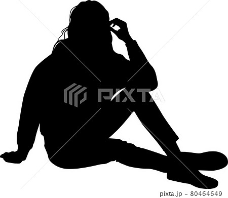 おしゃれファッションシルエット 80464649