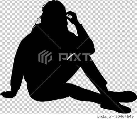 おしゃれファッションシルエット 80464649