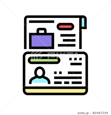work visa color icon vector illustration work visa color icon vector illustration 80465594