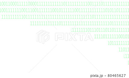 無数に並んだ0と1の数字の列 無数に並んだ0と1の数字の列 80465627