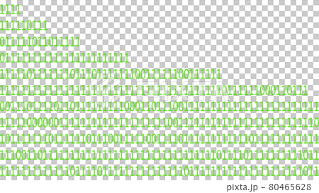 無数に並んだ0と1の数字の列 80465628