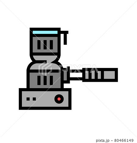 hookah coal burner color icon vector illustration 80466149