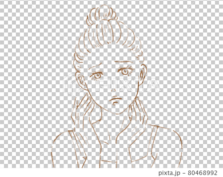 肌に悩む女性 80468992