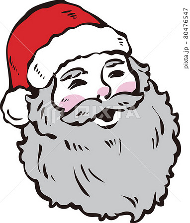 サンタクロース サンタさん サンタ クリスマス 12月 男性 シニア おじいさん アイコン 人物のイラスト素材
