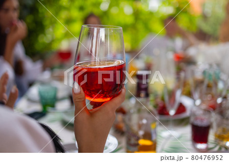 Clinking glasses with alcohol and toasting, party. Clinking glasses with alcohol and toasting, party. 80476952