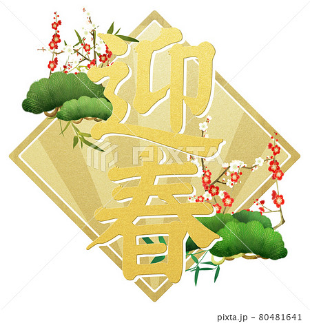 年賀素材 80481641
