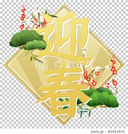 年賀素材 80481641