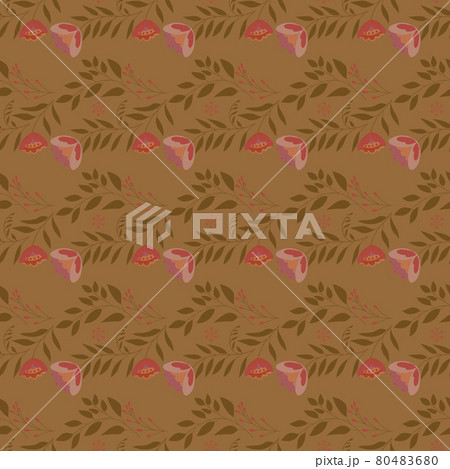 Beautiful Seamless Pattern with Flowers 80483680