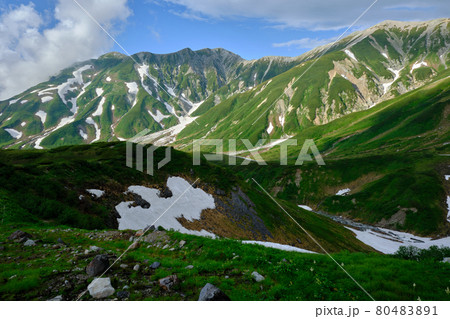 立山室堂山荘の部屋より望む別山 立山室堂山荘の部屋より望む別山 80483891