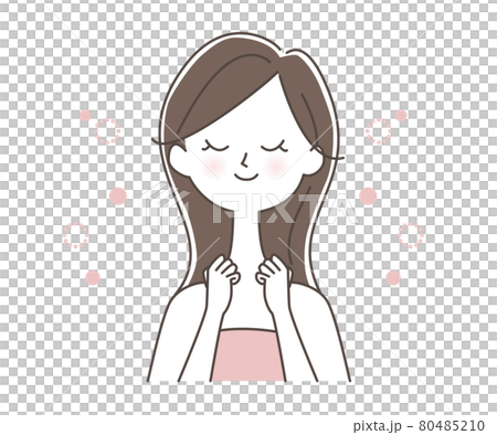 有淋巴按摩的女性 有淋巴按摩的女性 80485210