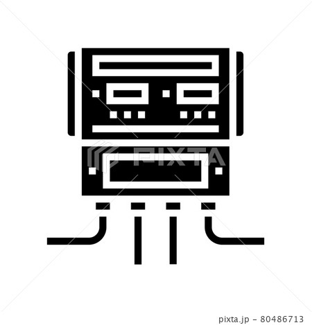 pool equipment monitoring glyph icon vector illustration 80486713