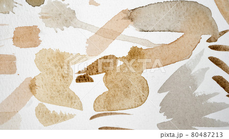 Watercolor Crayon Painting Watercolor Crayon Painting 80487213
