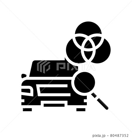color matching glyph icon vector illustration color matching glyph icon vector illustration 80487352