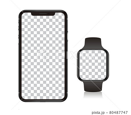 スマートウォッチ、スマート家電のモックデザイン。腕時計。スマートウォッチのモックアップ スマートウォッチ、スマート家電のモックデザイン。腕時計。スマートウォッチのモックアップ 80487747