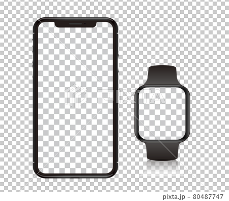 Mock design for smart watches and smart home appliances. watch. Smartwatch mockup 80487747
