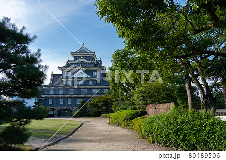 【岡山県】　岡山城 80489506
