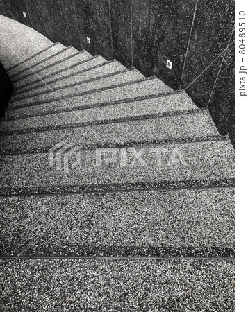 Cement stairs in modern building Cement stairs in modern building 80489510