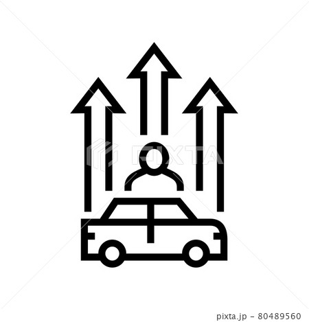 mature driver improvement course line icon vector illustration mature driver improvement course line icon vector illustration 80489560