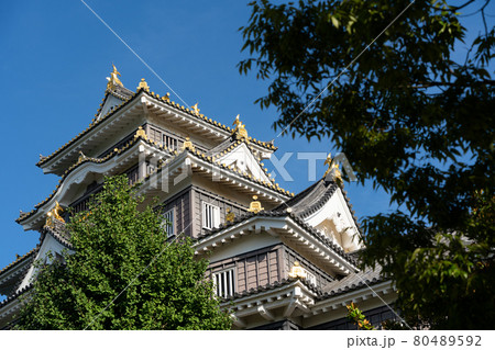 【岡山県】　岡山城 80489592