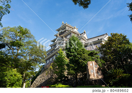 【岡山県】　岡山城 80489602