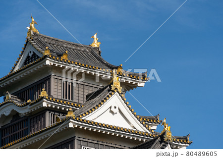 【岡山県】　岡山城 80489605