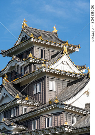【岡山県】　岡山城 80489606