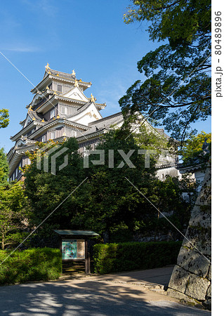 【岡山県】　岡山城 80489896
