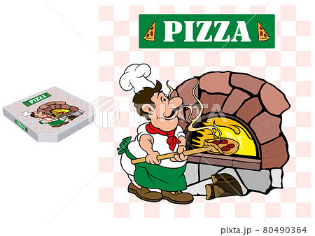 Pizza Chef and Baking Oven Pizza Chef and Baking Oven 80490364