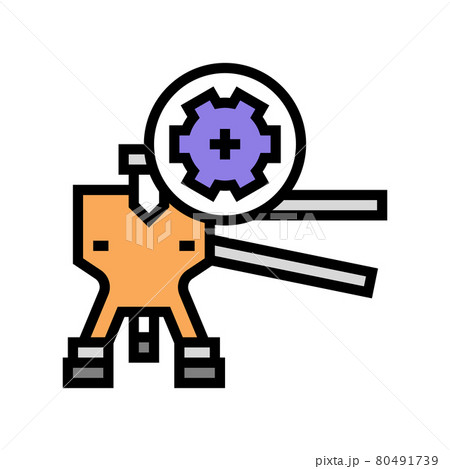 frame straightening color icon vector illustration frame straightening color icon vector illustration 80491739