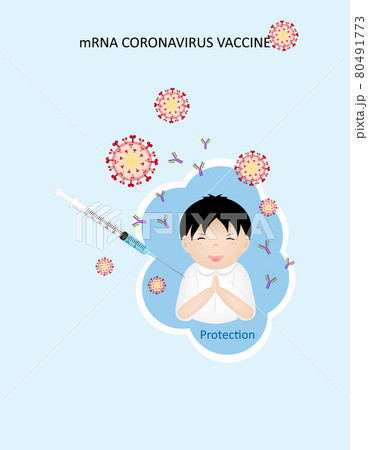 mRNA Vaccine SARS-Cov-2 vector texture. Vaccination protection, medicine healthcare concept vector illustration. Space for text. mRNA Vaccine SARS-Cov-2 vector texture. Vaccination protection, medicine healthcare concept vector illustration. Space for text. 80491773