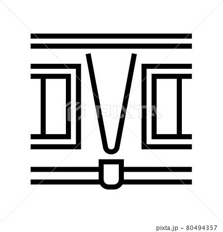 floor lighting line icon vector illustration 80494357