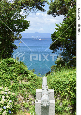 根占原の台場跡 80494911