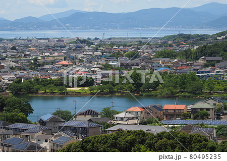 池田湖(長崎県大村市) 池田湖(長崎県大村市) 80495235