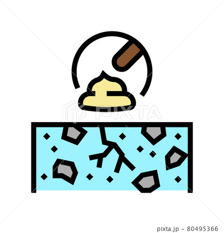 countertop repair color icon vector illustration 80495366