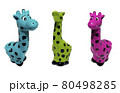 Giraffe made of plastic 80498285