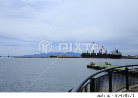 大牟田市　三池港　風景、 80498971