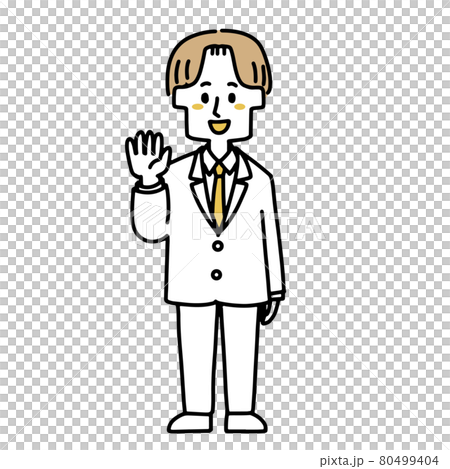 西裝的男人鞠躬 80499404