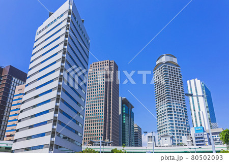 【大阪】中之島のビル群 80502093
