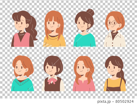 若い女性セット　ななめ横 80502924