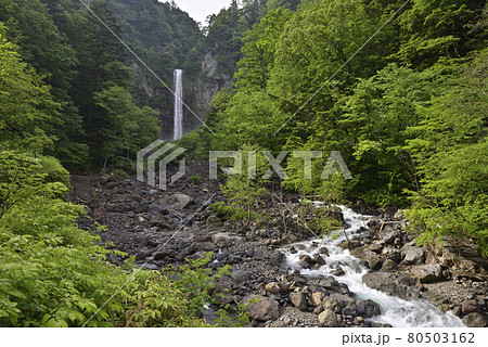 平湯大滝（岐阜県高山市奥飛騨温泉郷平湯） 80503162
