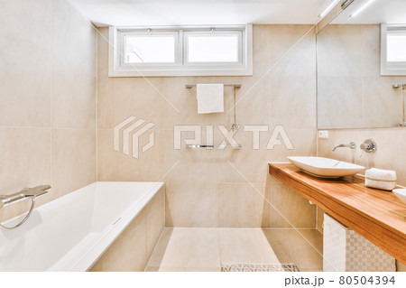 Interior design of beautiful and elegant bathroom Interior design of beautiful and elegant bathroom 80504394