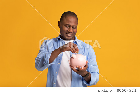 Saving, economy, collecting money for dreams and business Saving, economy, collecting money for dreams and business 80504521