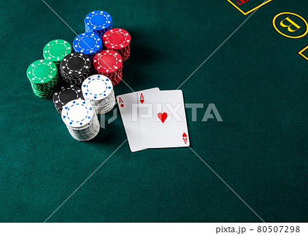 Poker play. Chips and cards Poker play. Chips and cards 80507298