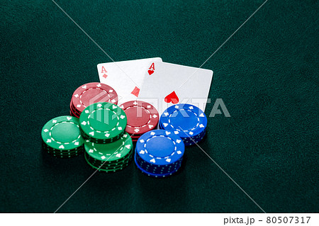 Poker play. Chips and cards Poker play. Chips and cards 80507317