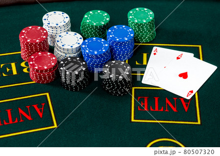 Poker play. Chips and cards Poker play. Chips and cards 80507320