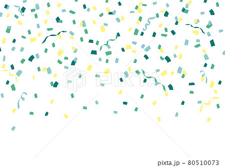 パーティー紙吹雪背景素材 グリーン系 パーティー紙吹雪背景素材 グリーン系 80510073