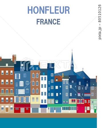 オンフルール　honfleur　フランス　france 80510126